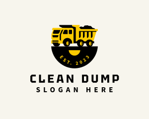 Dump Truck Contractor logo design