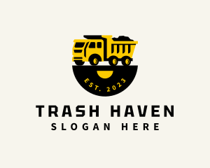 Dump Truck Contractor logo design