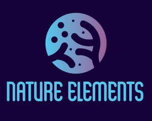 Coral Reef Nature  logo design