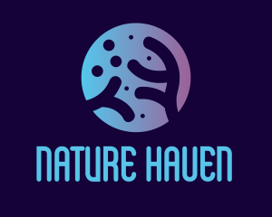 Coral Reef Nature  logo design