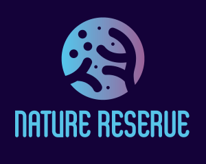 Coral Reef Nature  logo design