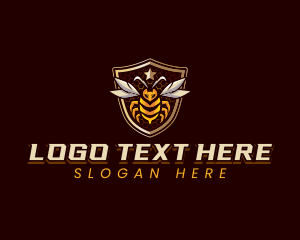 Bee Hive Shield logo