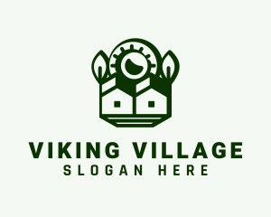 Home Village Realtor logo design