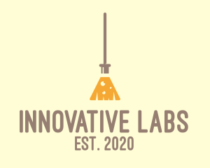 Laboratory Flask Broom logo
