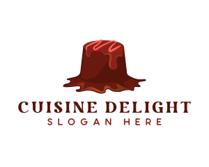 Sweet Chocolate Dessert logo design