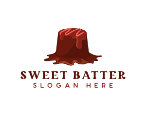 Sweet Chocolate Dessert logo design