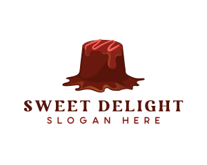 Sweet Chocolate Dessert logo design