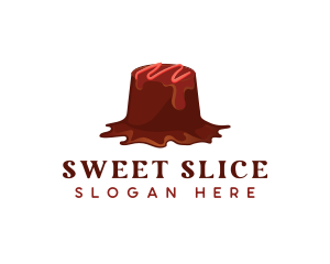 Sweet Chocolate Dessert logo design