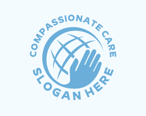 Hand Global Volunteer logo design