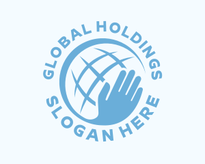 Hand Global Volunteer logo design