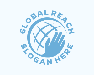 Hand Global Volunteer logo design