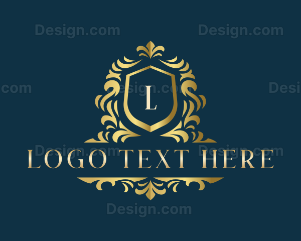 Luxury Royalty Shield Logo