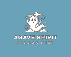 Halloween Ghost Spirit logo design