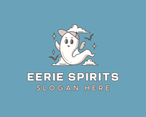 Halloween Ghost Spirit logo design