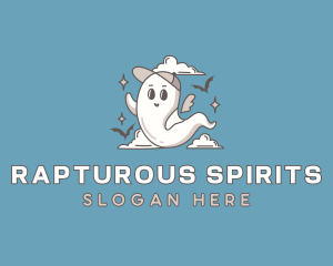 Halloween Ghost Spirit logo design