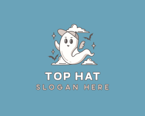 Halloween Ghost Spirit logo design