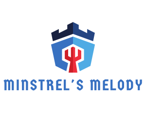 Medieval Castle Security logo design