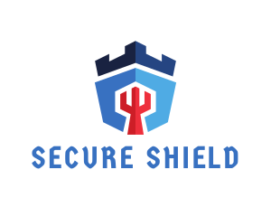 Medieval Castle Security logo design