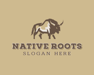 Wild Native Bison logo