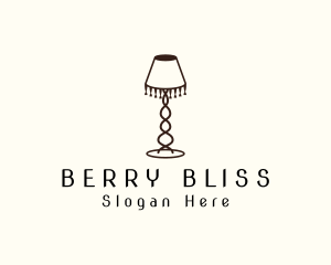 Retro Lamp Lighting logo design