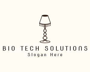 Retro Lamp Lighting logo design