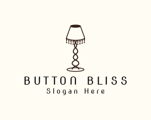 Retro Lamp Lighting logo design