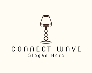 Retro Lamp Lighting logo design