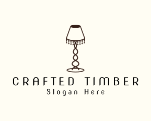 Retro Lamp Lighting logo design