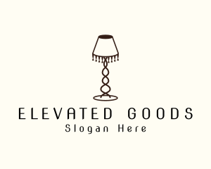 Retro Lamp Lighting logo design