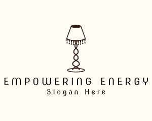 Retro Lamp Lighting logo design