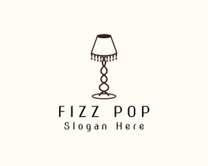 Retro Lamp Lighting logo design