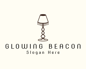 Retro Lamp Lighting logo design