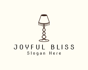 Retro Lamp Lighting logo design