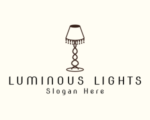 Retro Lamp Lighting logo design