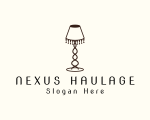 Retro Lamp Lighting logo design