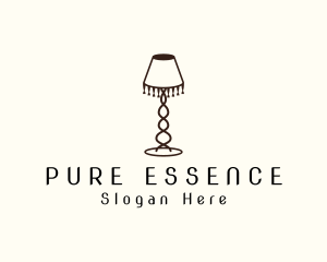 Retro Lamp Lighting logo design