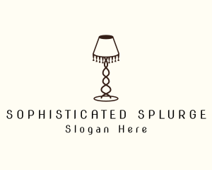 Retro Lamp Lighting logo design