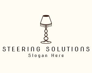 Retro Lamp Lighting logo design