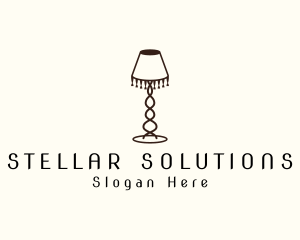 Retro Lamp Lighting logo design