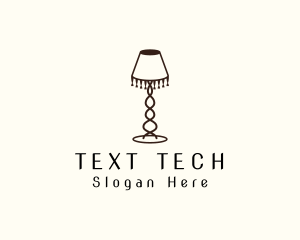 Retro Lamp Lighting logo design