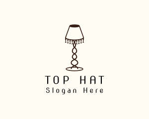 Retro Lamp Lighting logo design