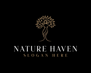 Natural Beauty Tree logo design