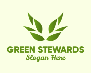 Green Leaves Gardening  logo design