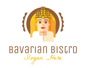 Wheat Crown Woman logo