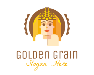 Wheat Crown Woman logo