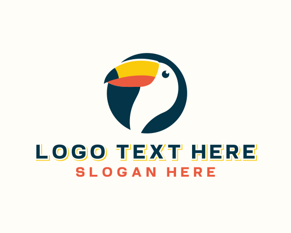 Toucan Beak Bird logo