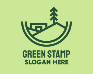 Green Eco Real Estate  logo design