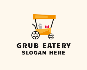 Street Food Meal Cart logo design