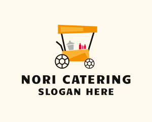 Street Food Meal Cart logo design