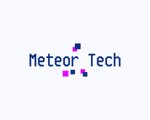 Pixel Tech Retro logo design